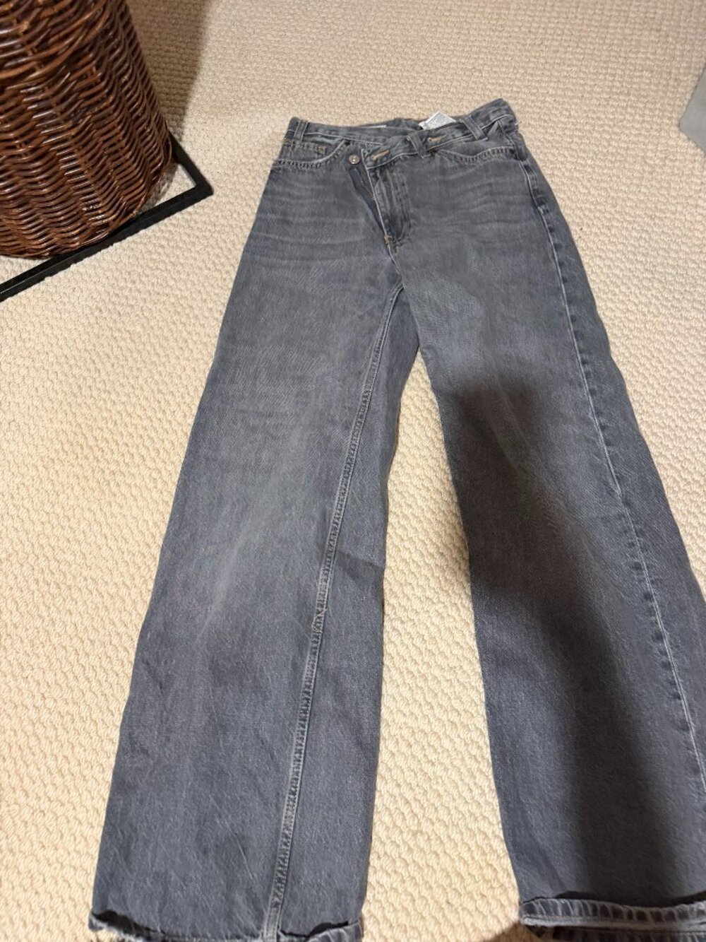 Side zip Zara jeans